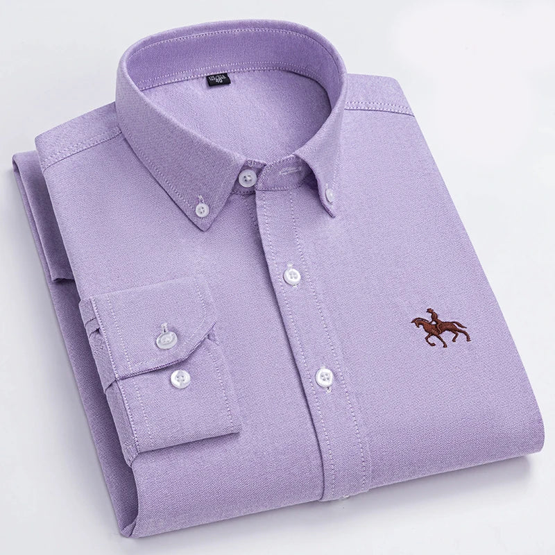 Elegante camisa de algodón