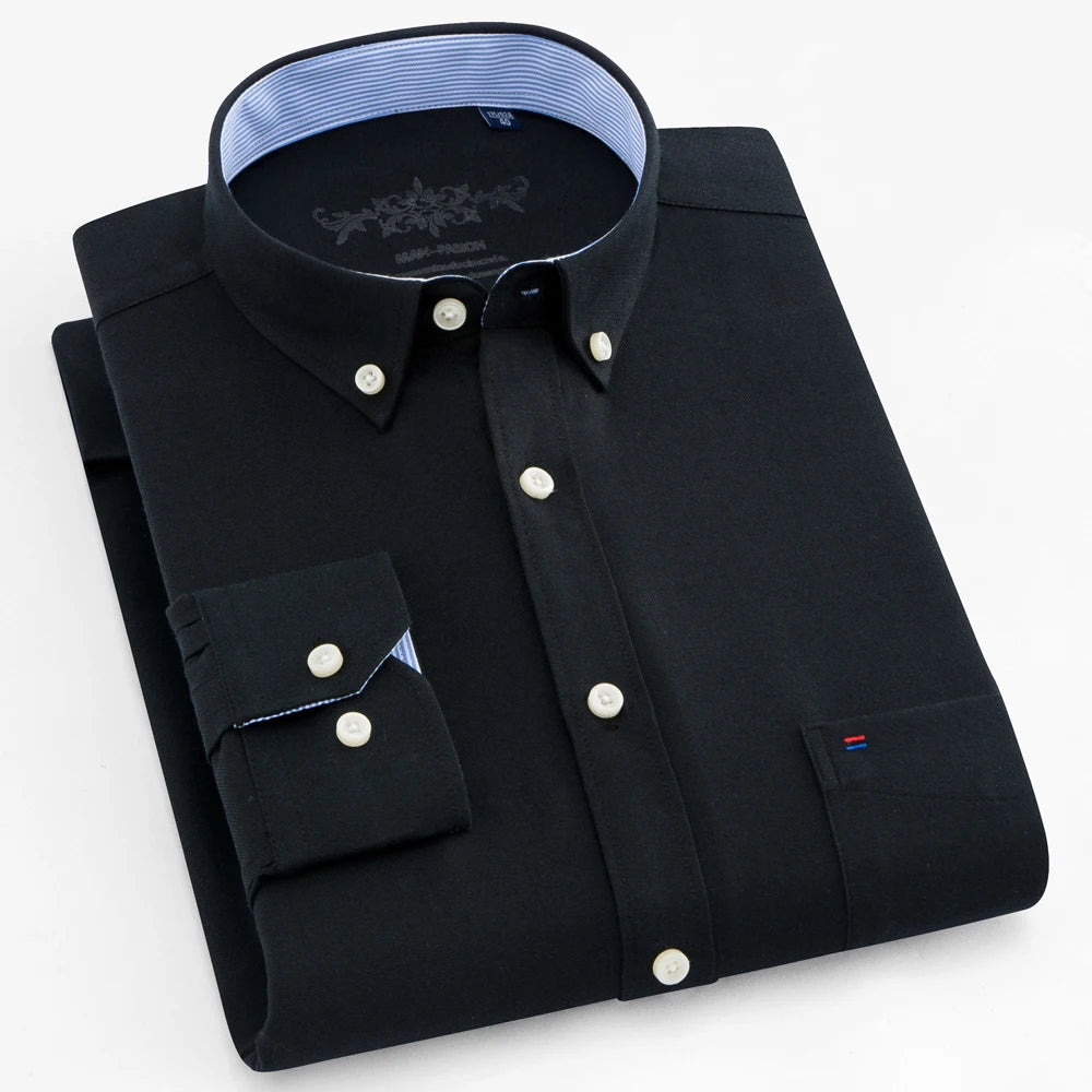 Elegante camisa de algodón