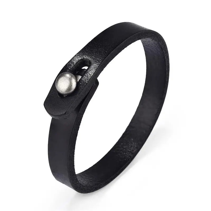 Pulsera de cuero para hombre
