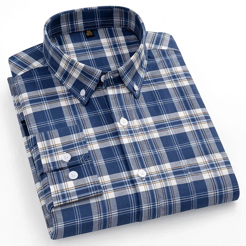 Camisa Oxford de algodón