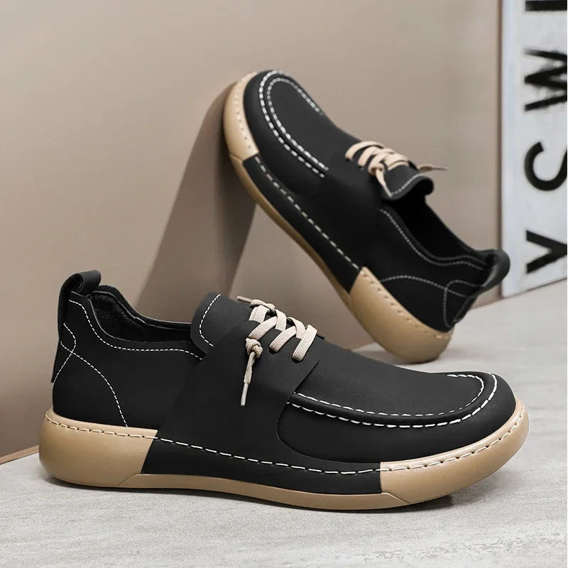 Zapatillas clásicas de piel italiana