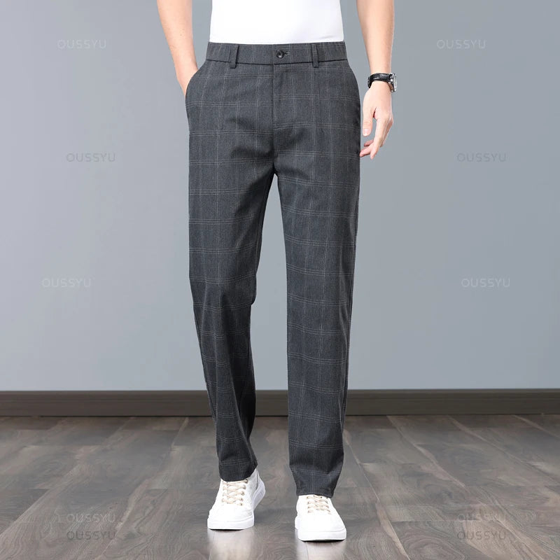 Pantalones de cuadros clásicos