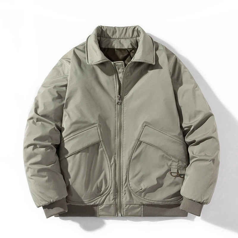 Elegante cazadora bomber para hombre