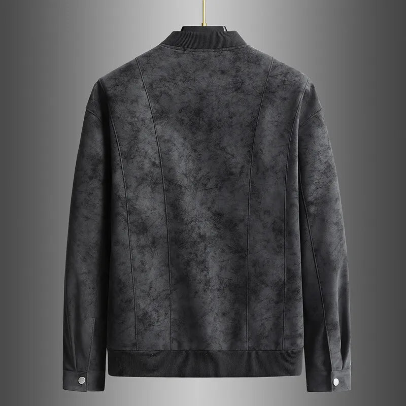 Chaqueta de béisbol de ante