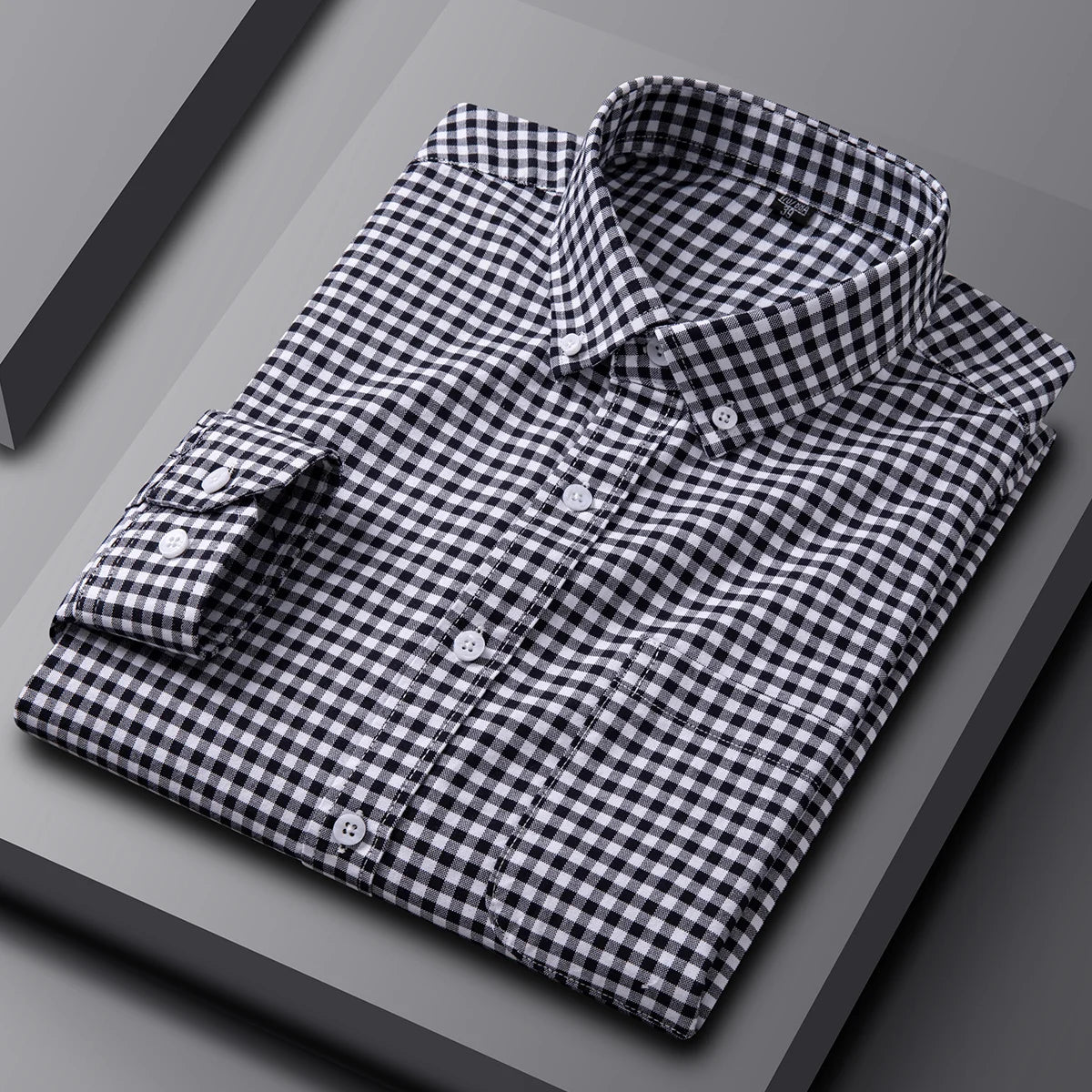 Elegante camisa de algodón