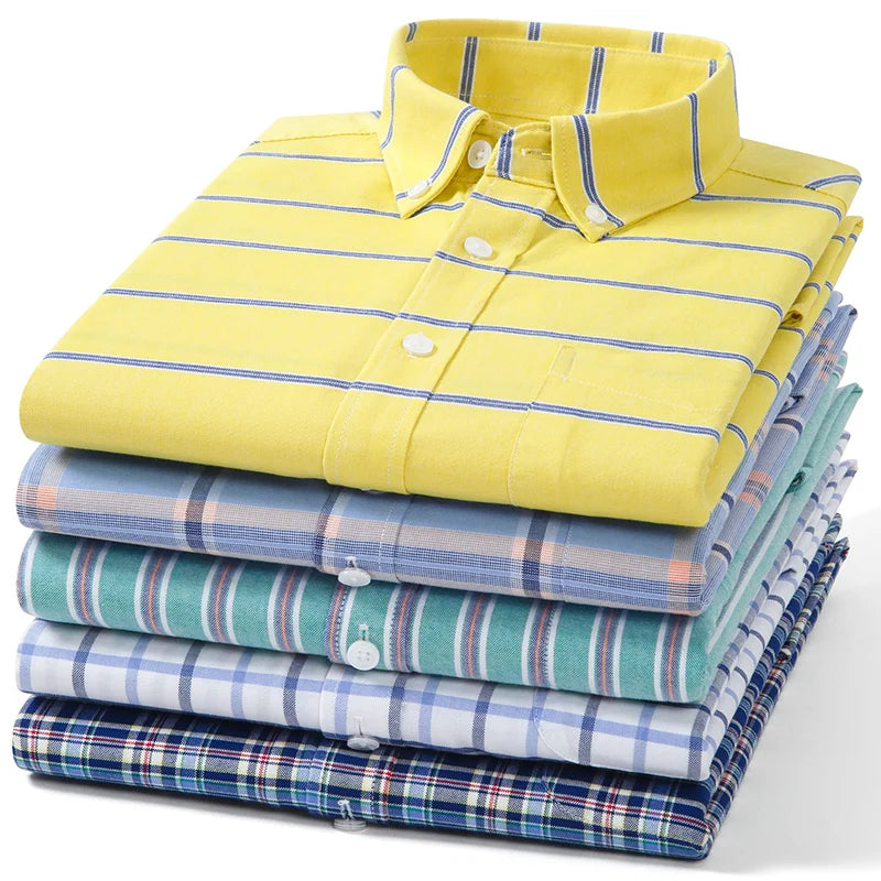 Camisa Oxford de algodón