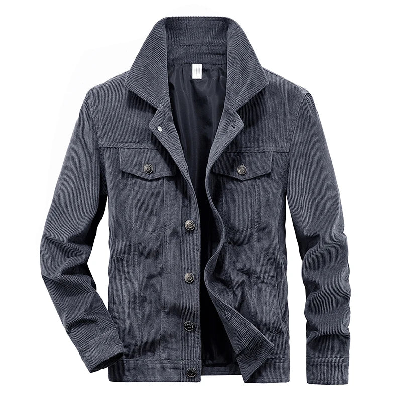 Chaqueta vintage de algodón para hombre