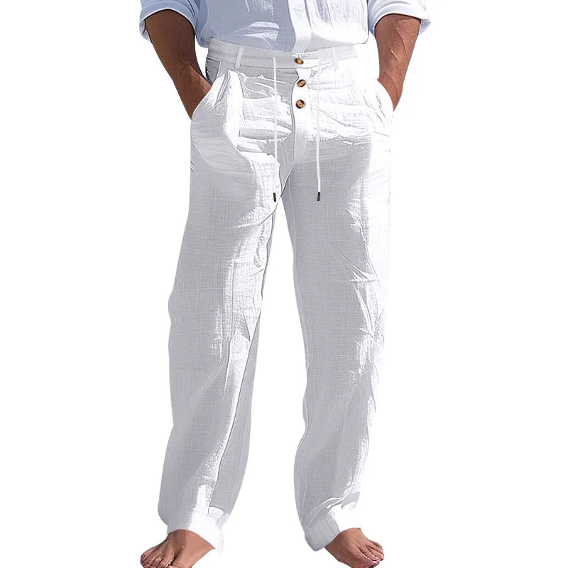 Pantalones de verano de lino