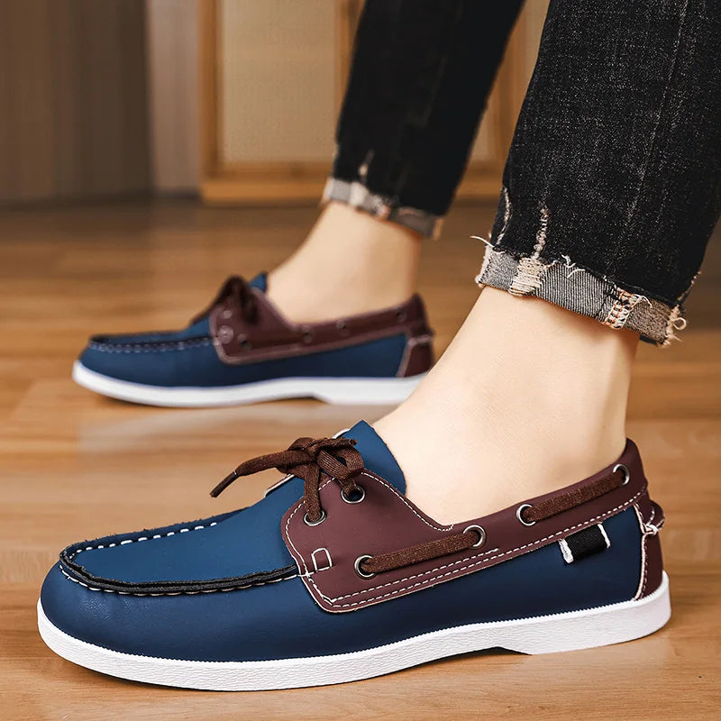 Mocasines de cuero