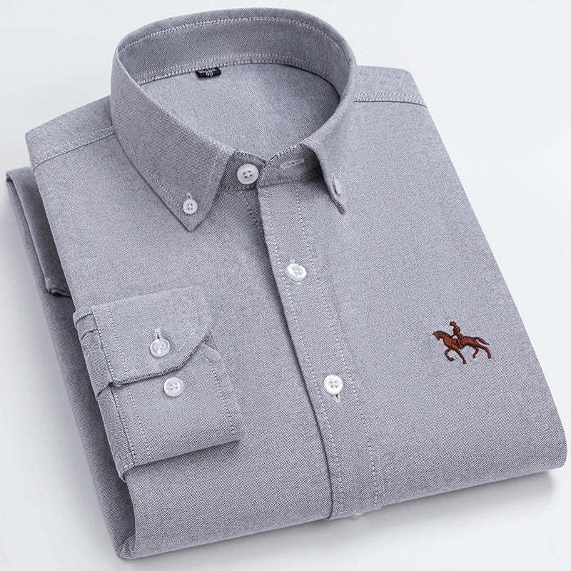 Elegante camisa de algodón