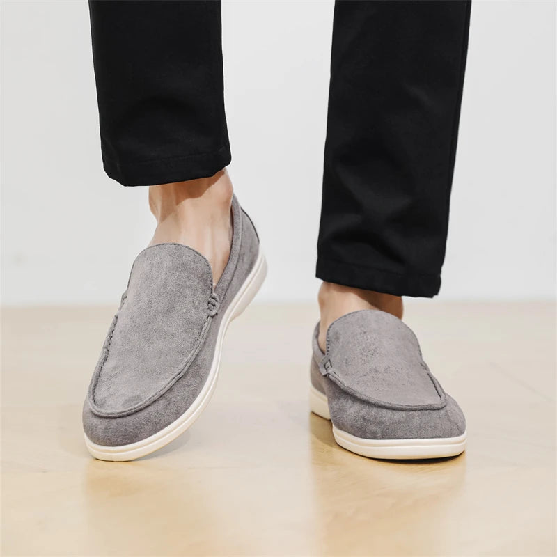 Mocasines casuales de ante