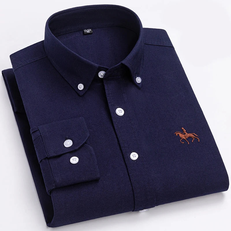 Elegante camisa de algodón