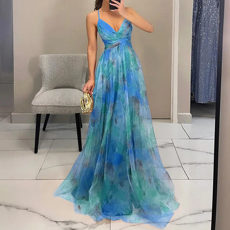 Elegante vestido largo