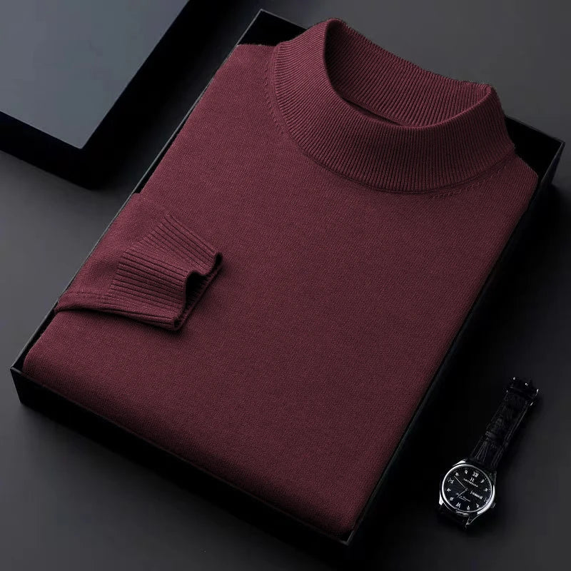 Cuello alto cálido de primera calidad