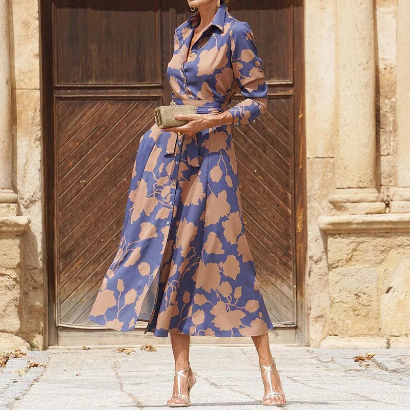Vestido largo de primavera