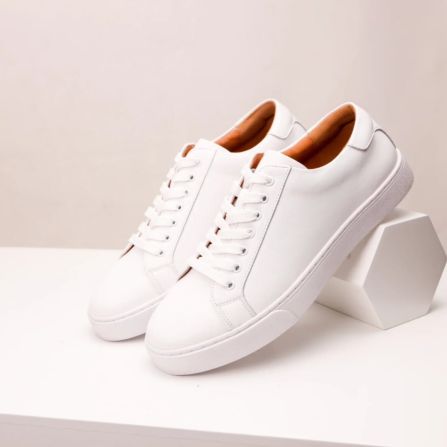 Zapatillas de piel auténtica