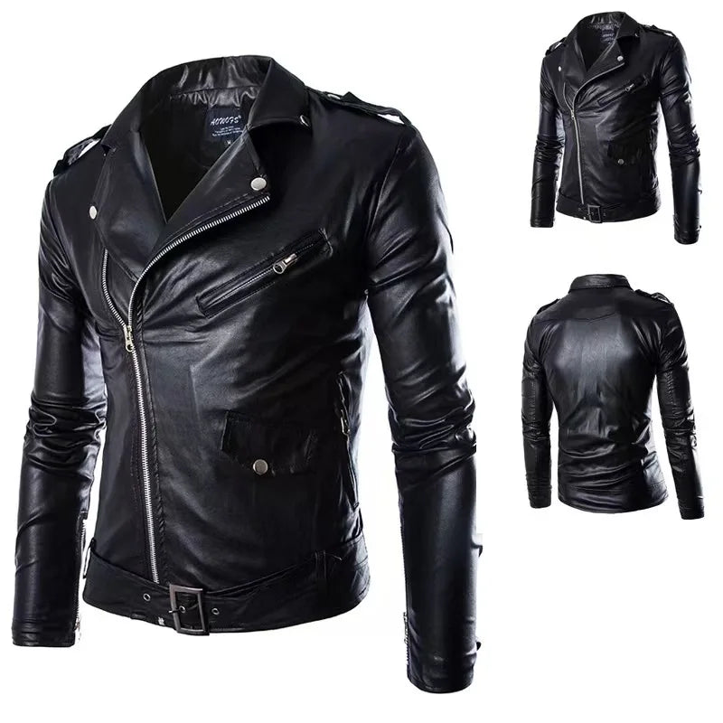 Chaqueta de cuero Premium