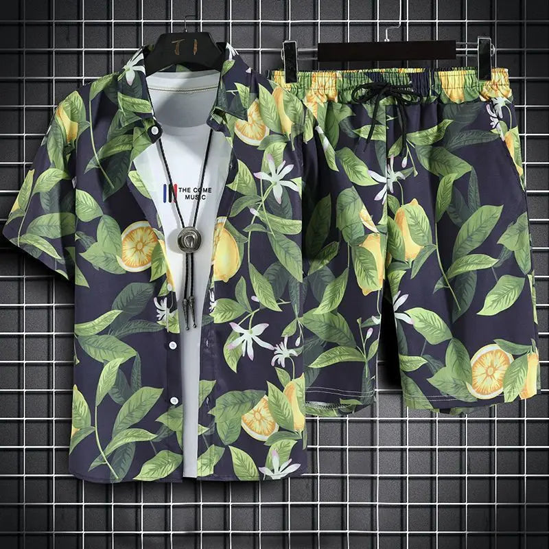 Conjunto floral de verano
