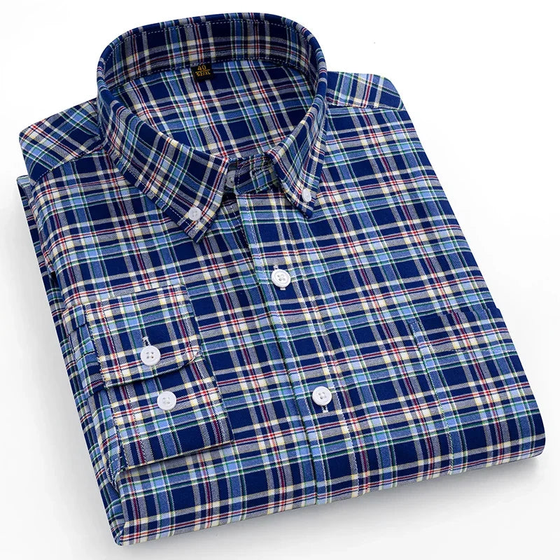 Camisa Oxford de algodón