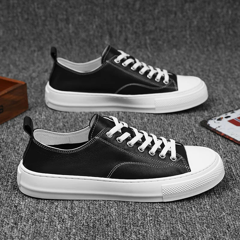 Elegantes zapatos de piel