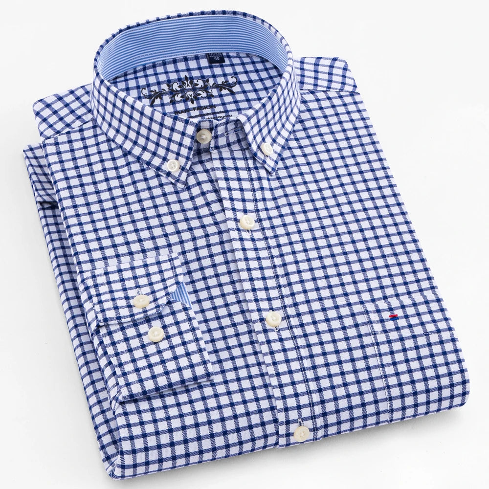 Elegante camisa de algodón