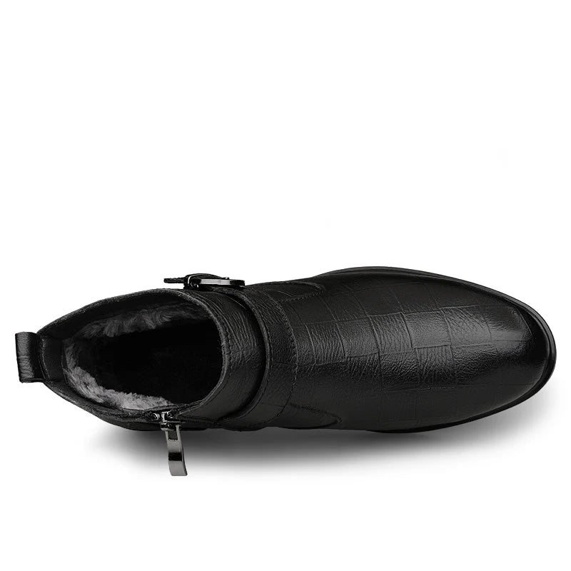 Botas de cuero genuino