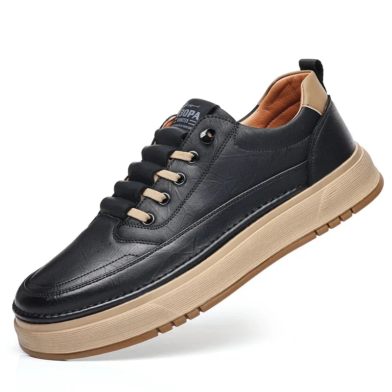 Elegantes zapatos de piel