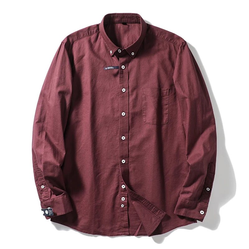 Camisa de algodón para hombre