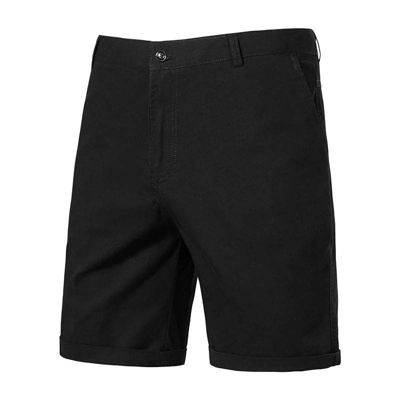 Elegantes pantalones cortos de algodón