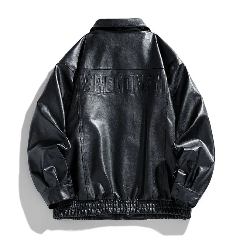 Chaqueta de cuero para moto