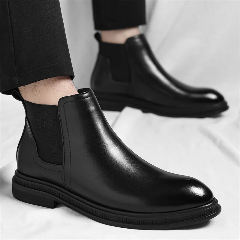 Botas de cuero para hombre