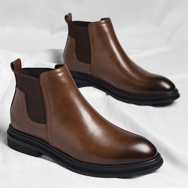 Botas de cuero para hombre