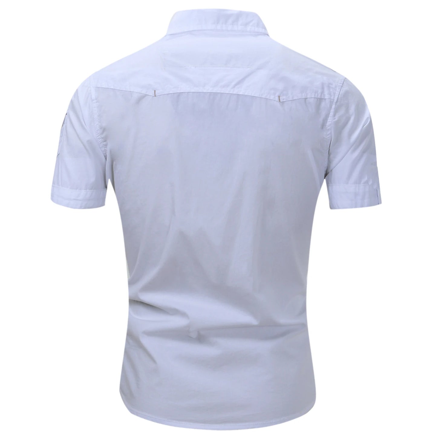 Camisa Cargo de algodón de manga corta