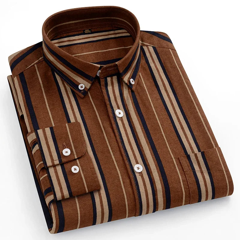 Camisa Oxford de algodón