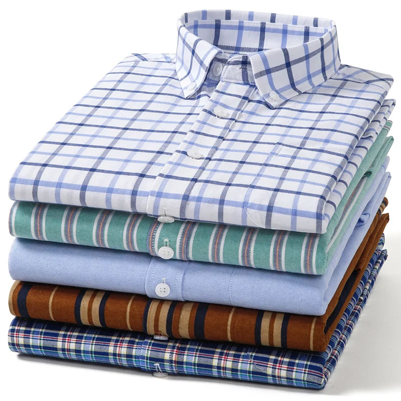 Camisa Oxford de algodón