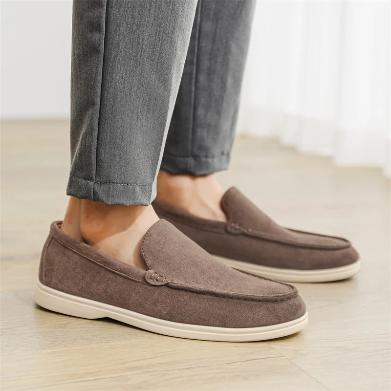 Mocasines casuales de ante