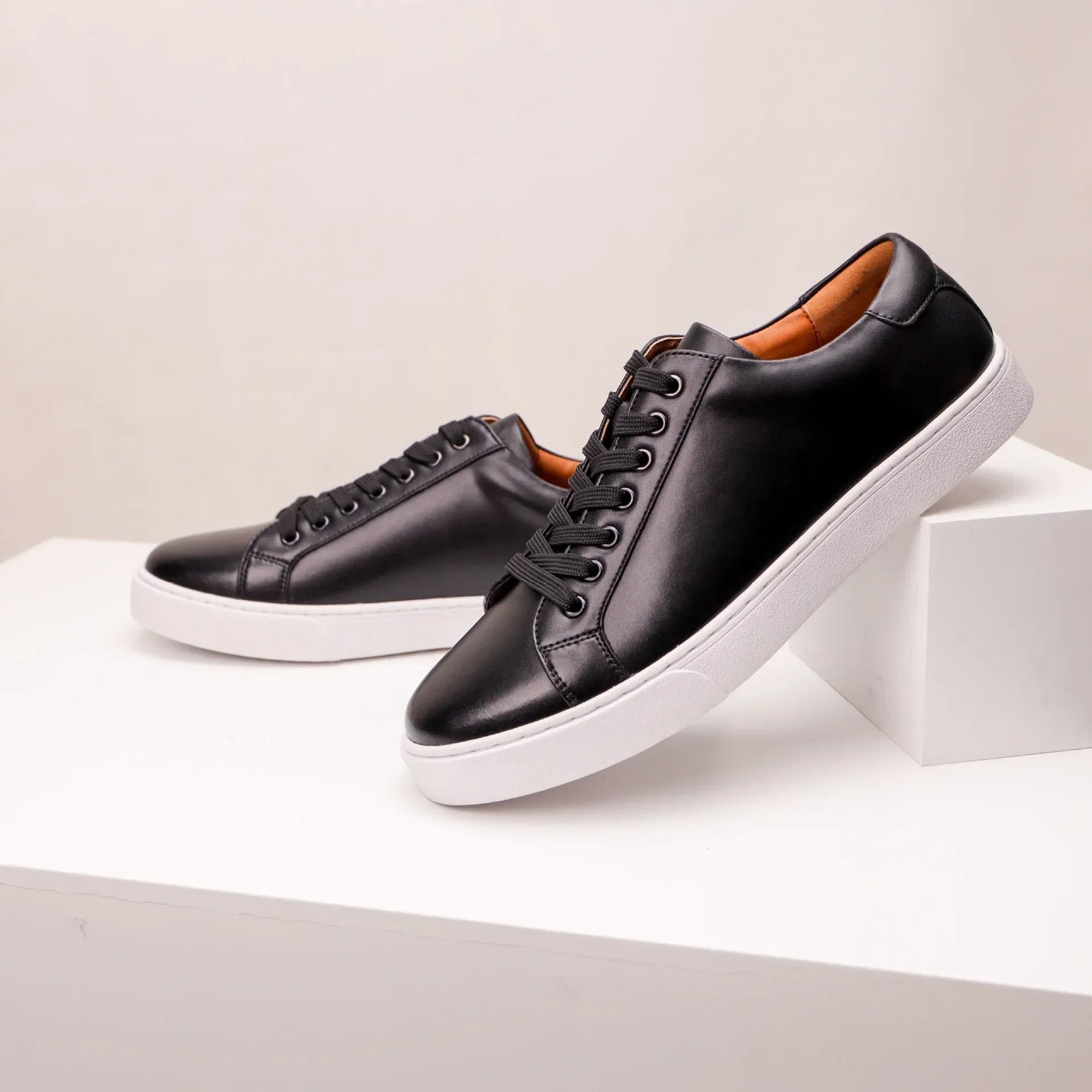 Zapatillas de piel auténtica