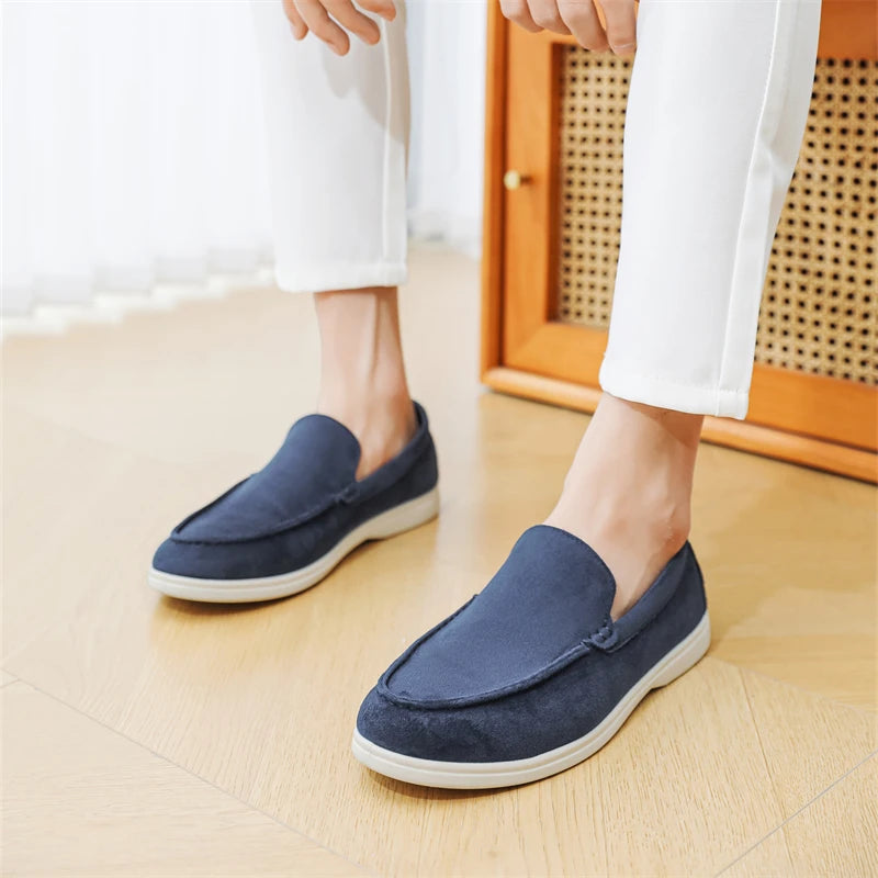 Mocasines casuales de ante