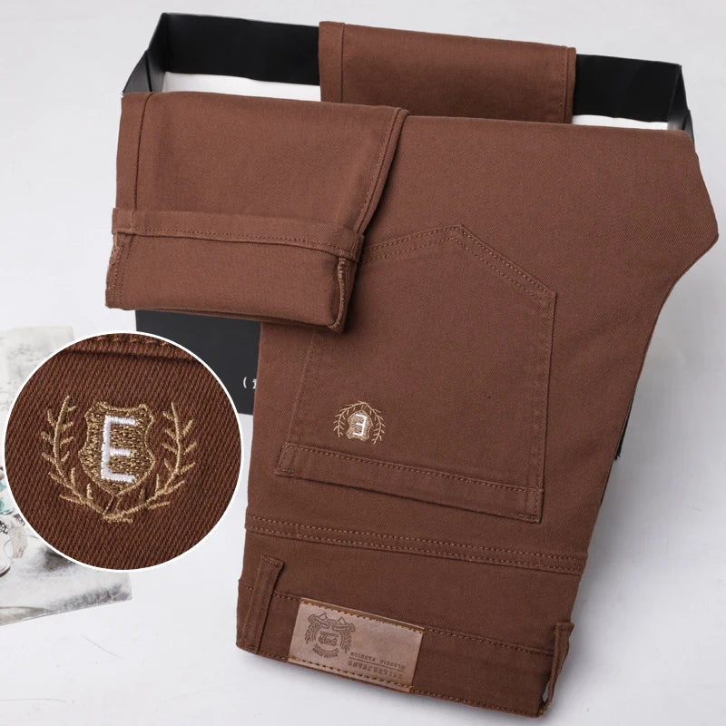 Elegantes vaqueros elásticos de denim