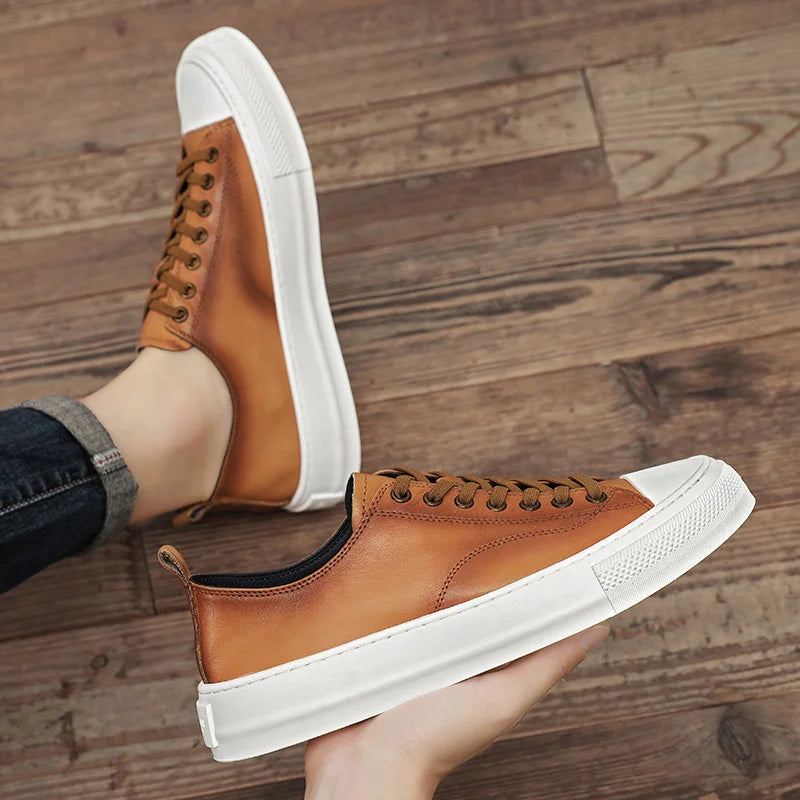 Elegantes zapatos de piel