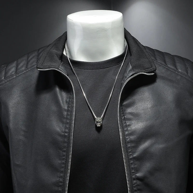 Chaqueta de cuero Premium