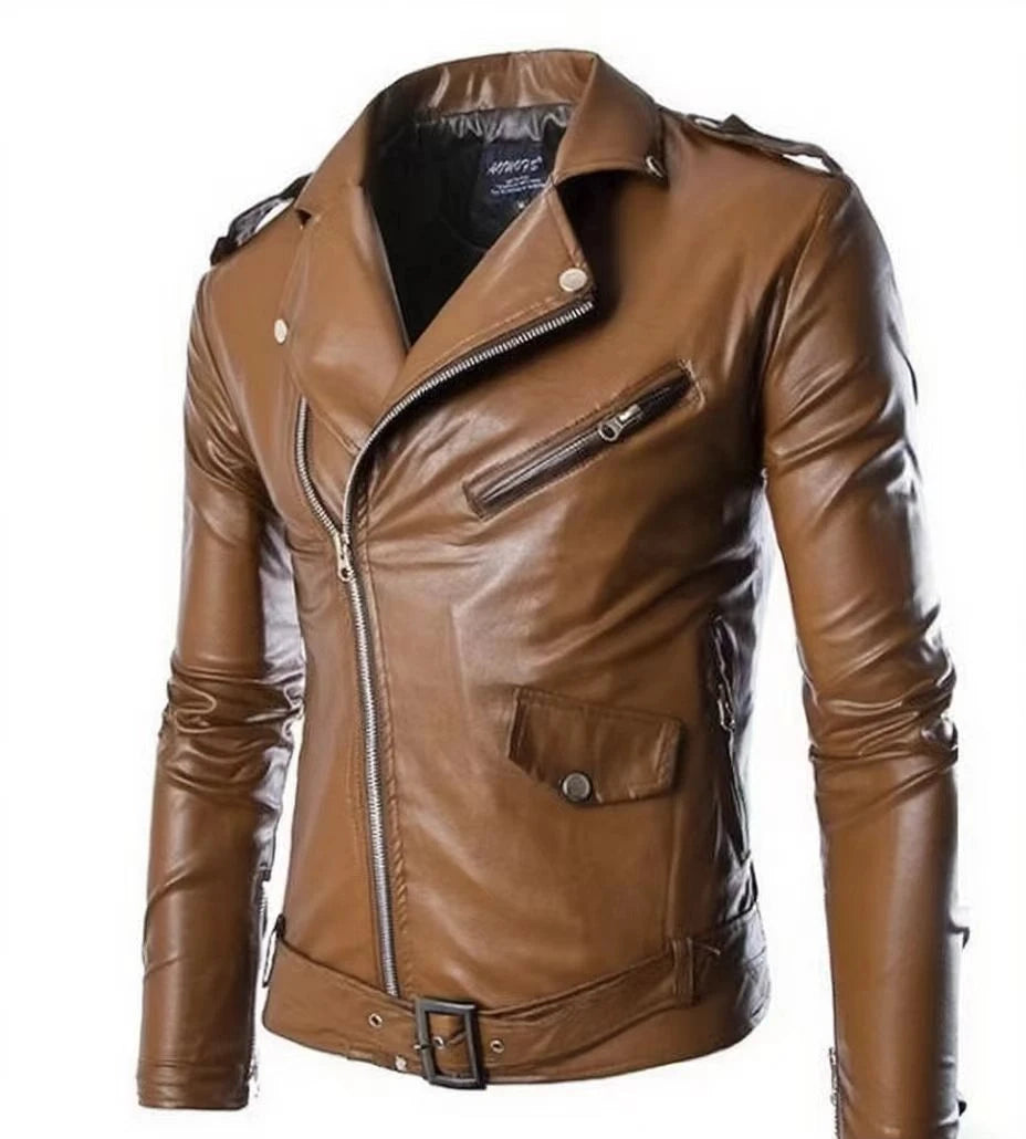 Chaqueta de cuero Premium