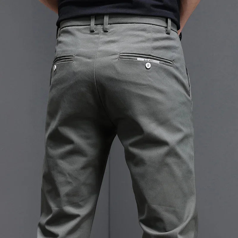 Pantalones informales de algodón
