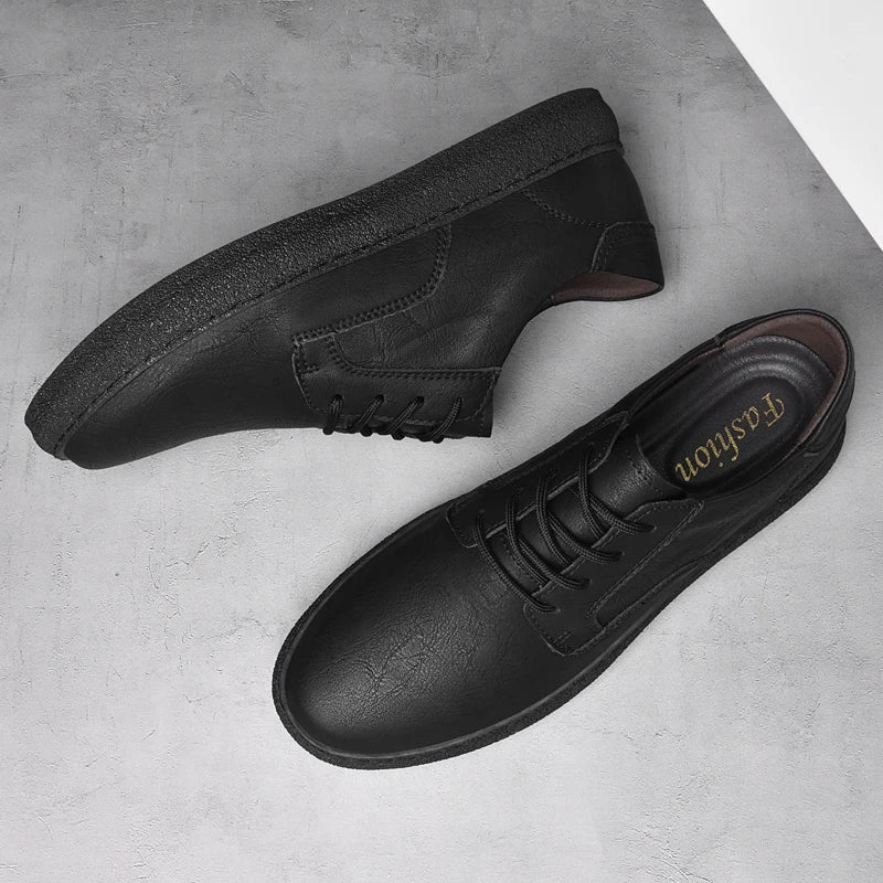 Elegantes zapatos de piel