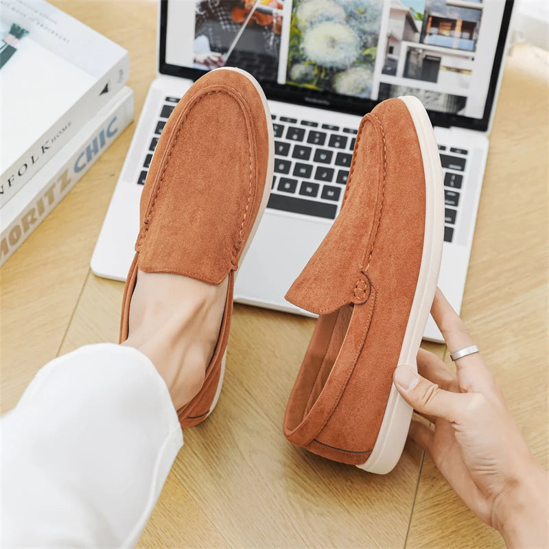 Mocasines casuales de ante