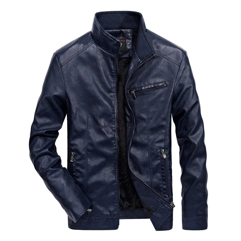 Chaqueta de cuero informal