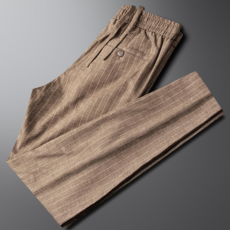 Elegantes pantalones de lino