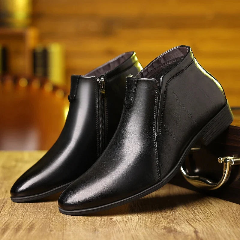 Beckett Botas de piel con cremallera