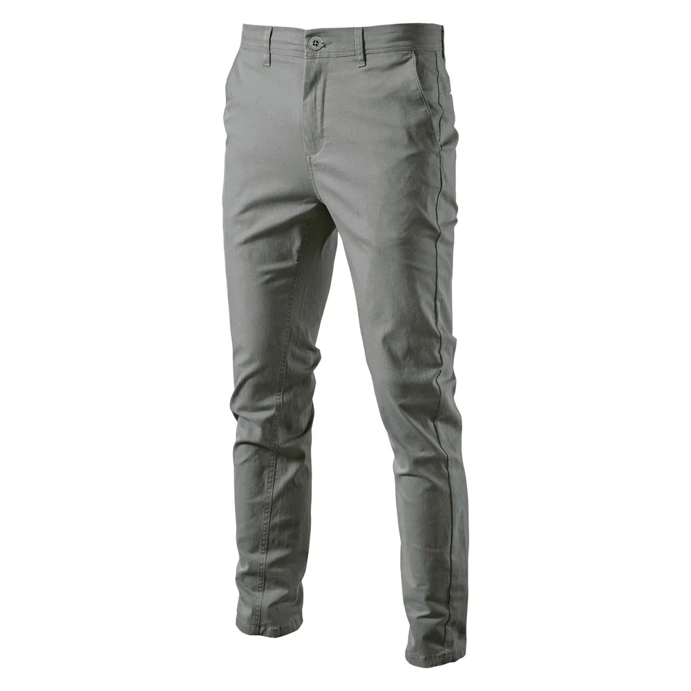 Pantalones informales de algodón