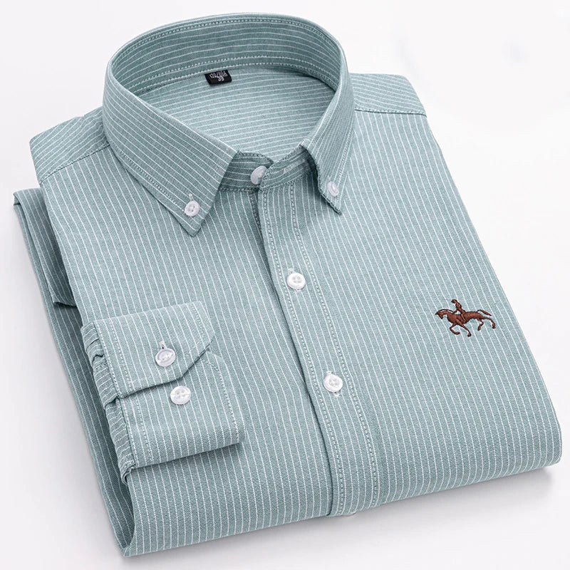 Elegante camisa de algodón
